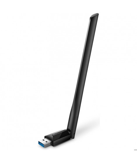 Clé WiFi AC1300 Mbps - TP-Link Archer T3U Plus - Antenne a gain élevé 5dBi - Compatible avec Windows et macOS