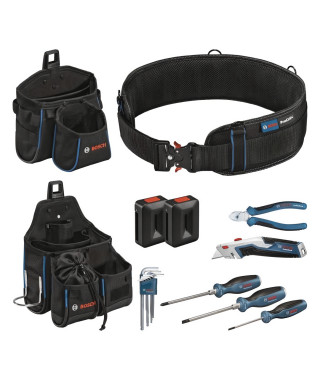Ceinture porte outils et set outils a main