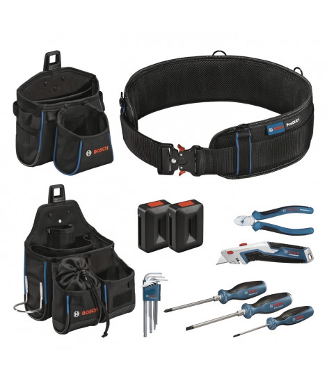 Ceinture porte outils et set outils a main