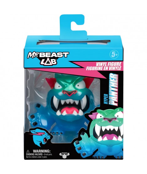 Figurine Vinyle - MOOSE TOYS - Panthere Camo Mr. Beast Lab - 8,8 cm, Collection