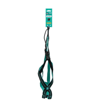 Harnais de traction pour chien - OLYMPIA - L - Type X-back - Bleu