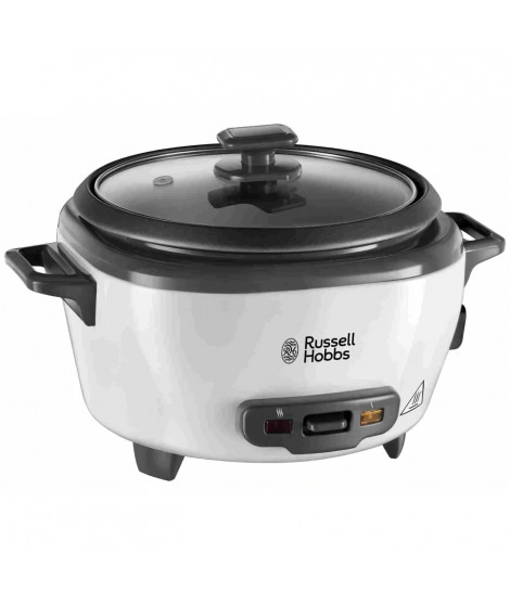 Cuiseur a riz - RUSSELL HOBBS - 27030-56 - 300 W - 1,4 L - 200 programmes - 6 portions - Blanc