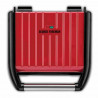 Grill familial - GEORGE FOREMAN - Steel Family Grill - 25040-56/GF - 1650 W - 5 portions - Rouge