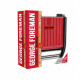 Grill familial - GEORGE FOREMAN - Steel Family Grill - 25040-56/GF - 1650 W - 5 portions - Rouge