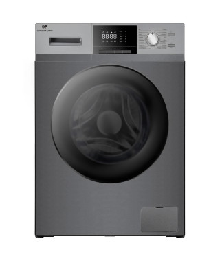 Lave-linge hublot CONTINENTAL EDISON CELL8140IW - 8 kg - Moteur induction - Largeur 60 cm - 1400 trs/min -Silver