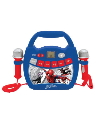 SPIDER-MAN - Enceinte Bluetooth - Effets Lumineux et Micros