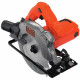 Scie Circulaire Filaire BLACK+DECKER CS1250LA-QS - Visée Laser et Guide de Coupe - 1250 W - 2 Lames incluses