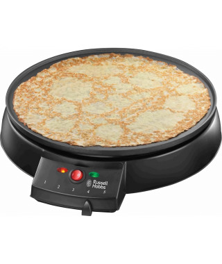Russell Hobbs 20920-56 Crepiere Familiale Fiesta Diametre 30cm pour Crepe Party, Thermostat Réglable