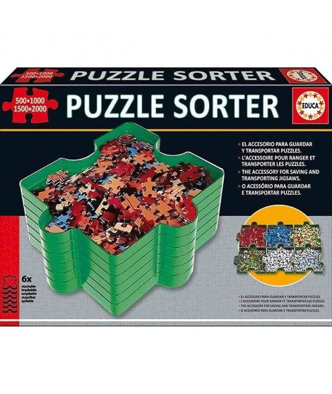 Séparateur De Pieces - EDUCA - 6 plateaux empilables et totalement emboîtables
