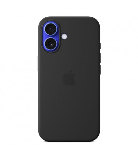APPLE iPhone 16 - Coque en silicone avec MagSafe - Black