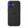APPLE iPhone 16 - Coque en silicone avec MagSafe - Black