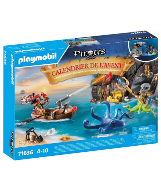 PLAYMOBIL - 71636 - Calendrier l'Avent Pirate