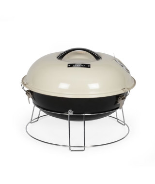 Barbecue a charbon portable - LIVOO - DOC301 - Champagne et noir