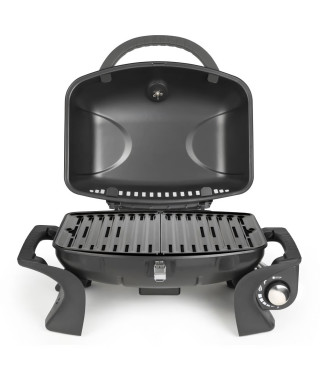 Barbecue a gaz portable LIVOO DOC275 - Acier émaillé - Surface de cuisson 50x37.5 cm