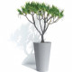 Pot de fleurs haut - GARDEN ID - Green Care Sense Haut Pierre bleue - 55 cm - Garantie 10 ans - 100% recyclé - Résistance UV …