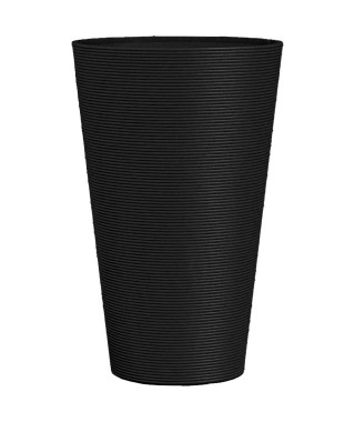 Pot de fleurs haut - GARDEN ID - Green Care Sense Haut Noir-Anthr. - 55 cm - Garanti 10 ans - 100% recyclé - Résistance UV et…