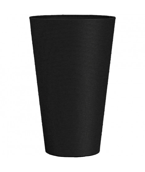 Pot de fleurs haut - GARDEN ID - Green Care Sense Haut Noir-Anthr. - 55 cm - Garanti 10 ans - 100% recyclé - Résistance UV et…