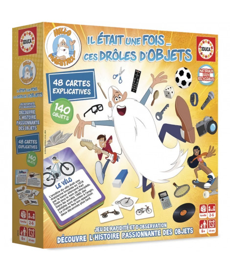 Jeu de rapidité - EDUCA - Il Était Une Fois... Ces Drôles d'Objets - Observation et découverte historique des 6 ans