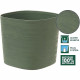 Pot avec réserve d'eau - GARDEN ID Respect - Vert-de-gris 20 x 20 cm - 100% déchets ménagers - 100% recyclable - Surface stru…