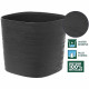Pot avec réserve d'eau - GARDEN ID Respect - Noir-Anth 25 x 25 cm - 100% déchets ménagers - 100% recyclable - Surface structu…