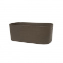 Jardiniere avec réserve d'eau - GARDEN ID Respect - Taupe 50 x 17 cm - 100% déchets ménagers - 100% recyclable - Surface stru…