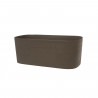 Jardiniere avec réserve d'eau - GARDEN ID Respect - Taupe 50 x 17 cm - 100% déchets ménagers - 100% recyclable - Surface stru…
