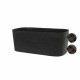 Jardiniere + réserve eau - GARDEN ID Respect - Noir-Anth 50 x 17 cm - 100% déchets ménagers - 100% recyclable - Surface struc…