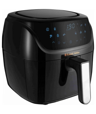 Friteuse a air - RUSSELL HOBBS - SatisFry Medium 4L - 27160-56 - 1350 W - 4 L - 10 programmes - Noir