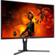 Écran PC - AOC - U32G3X - 32 UHD 4K - Dalle IPS - 144Hz - 1ms - Ajustable en hauteur - 2 HDMI 2 DP - Adaptive Sync - Noir