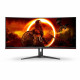 Écran PC incurvé AOC CU34G2XE 34 WQHD Dalle VA 144Hz 1ms 1 HDMI 1DP Adaptive Sync Noir
