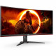 Écran PC incurvé AOC CU34G2XE 34 WQHD Dalle VA 144Hz 1ms 1 HDMI 1DP Adaptive Sync Noir