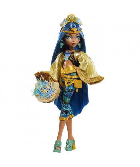 Monster High-Poupée Cleo De Nile avec tenue pour le Monster Fest HXH81