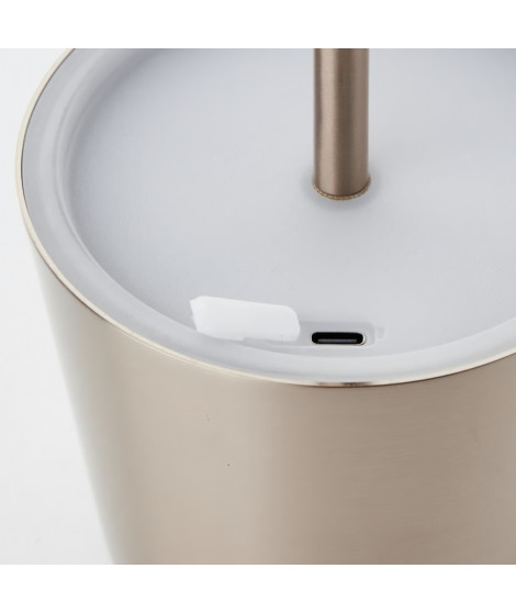 Lampe a poser d'extérieur - BRILLIANT - XAANA - Rechargeable - Doré - LED - 2W - 160lm - CCT - DIM - USB - IP44