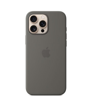 APPLE iPhone 16 Pro Max - Coque en silicone avec MagSafe - Stone Gray
