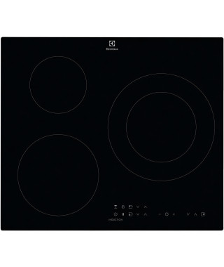 Table de cuisson a induction - ELECTROLUX - 3 feux - 60 cm - CIT60331CK - Noir