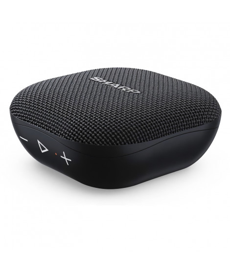 Enceinte Portable - SHARP - GX-BT60BK - 6W - Bluetooth 5.0 - Étanche et Robuste