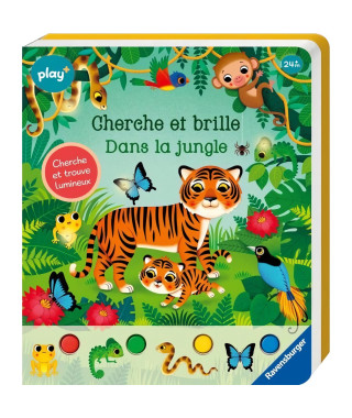 Ravensburger - Play + - Livre Cherche et brille Dans la jungle  - 13099026