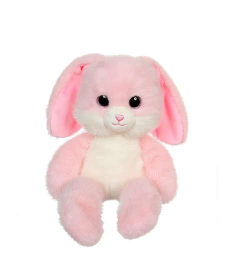 Peluche Lapin Leggies - GIPSY TOYS - Rose, 48 cm