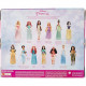 Mattel Disney Coffret Princesses Étincelantes avec 13 poupées avec habillage scintillant et accessoires, Des 3 ans, HPG74