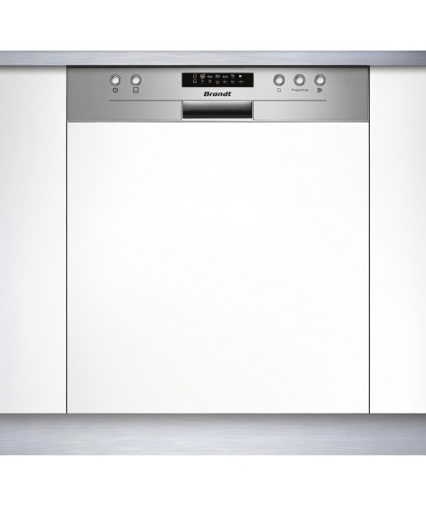 Lave-vaisselle encastrable BRANDT LVE334X - 13 couverts -  L60cm - 44 dB - Inox