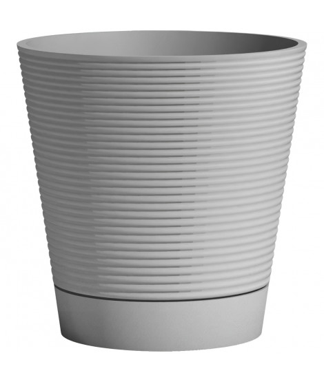 Pot réserve d'eau - GARDEN ID - Green Care Sense Bleu-Gris 40 cm - Garanti 10ans - 100% recyclé