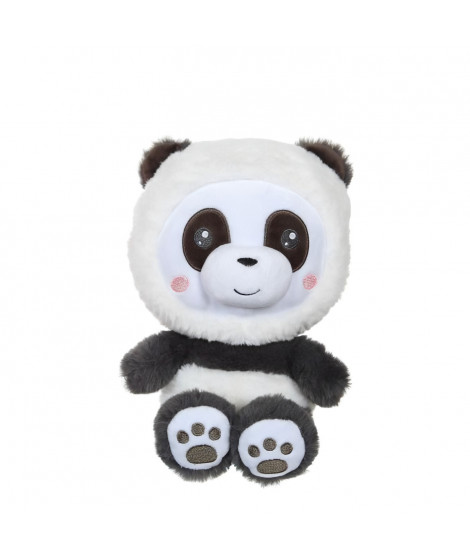Peluche Panda Hoody Pets - GIPSY TOYS - 24 cm