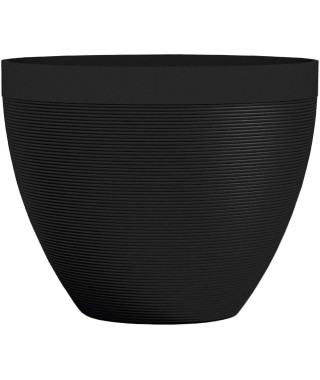 Pot de fleurs - GARDEN ID - Green Care Impact Noir-Anth - 50 x 41 cm - Garanti 10ans - 100% recyclé - Résistant UV/gel