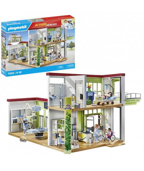 PLAYMOBIL - 71615 - Hôpital aménagé