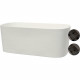 Jardiniere XL a réserve d'eau - GARDEN ID Respect - Blanc 80 x 38 cm - 100% déchets ménagers - 100% recyclable - Surface stru…
