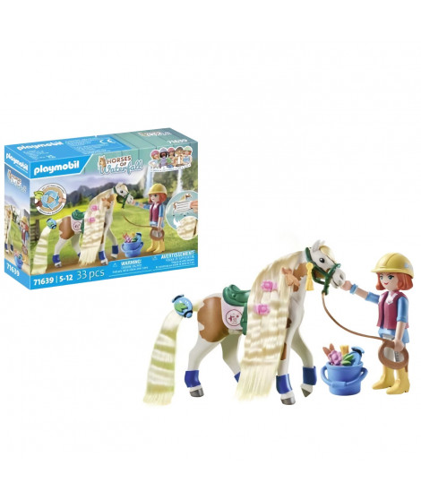 PLAYMOBIL - 71639 - Ellie avec cheval