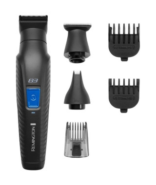 Remington PG3000 Tondeuse Multifonctions Graphite Series G3, Cheveux, Barbe, Visage, Lames Auto-Affutées