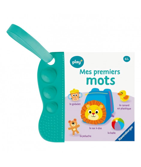 Ravensburger - Play + - Livre Flip & pop - Mes premiers mots- 13099036 (Mon premier livre de dentition)
