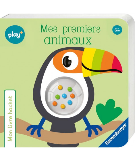 Ravensburger - Play + - Mon livre hochet Mes premiers animaux - 13099029