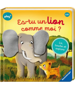 Ravensburger - Play + - Livre Lis, touche et explore:Es-tu un lion comme moi ?  - 13099027